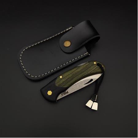 El yapımı panda model N690 çelik kamp çakıssı