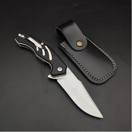 El Yapımı Yarı Otomatik Kemer Klipsli Kamp Çakısı