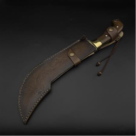 pirinç balçak ceviz ağacı kabze 41 16 Çelik özel üretim dolunay palası