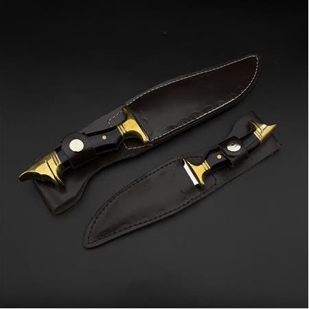 pirinç balçak kurt başlı m-ca  kabze 41 16 Çelik komando bıçağı