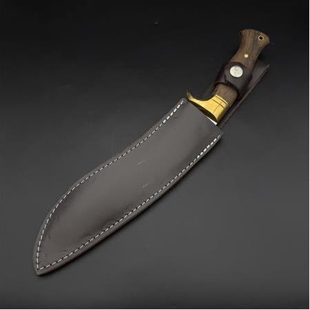 pirinç balçak ceviz ağacı kabze 41 16 Çelik kukry model orman palası