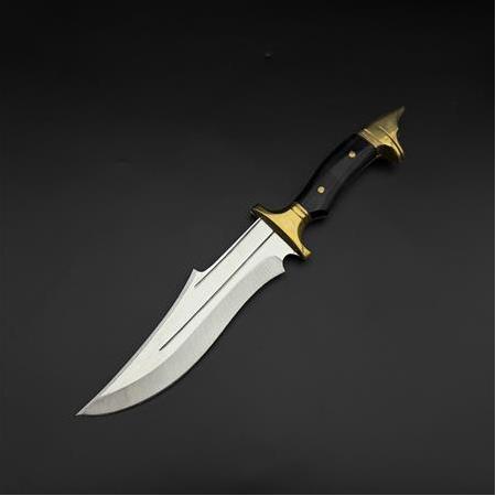 pirinç balçak kurt başlı m-ca kabze 41 16 Çelik komando bıçağı 3