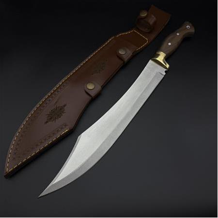 41 16 Çelik ceviz ağacı kabze pirinç balçak orman palası