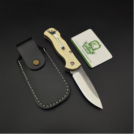 E.A N690 Çelik Kompakt Kabze Kemer Klipsli Cep Çakısı