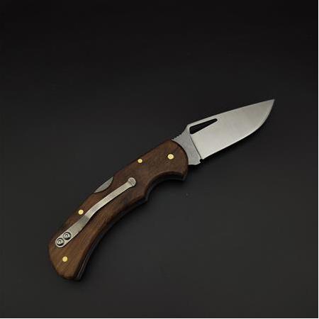 El yapımı kemer klipsli kamp çakısı