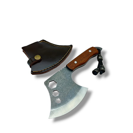 El Yapımı Mini Kamp Baltası A.Ş 4116 Steel Sapelli