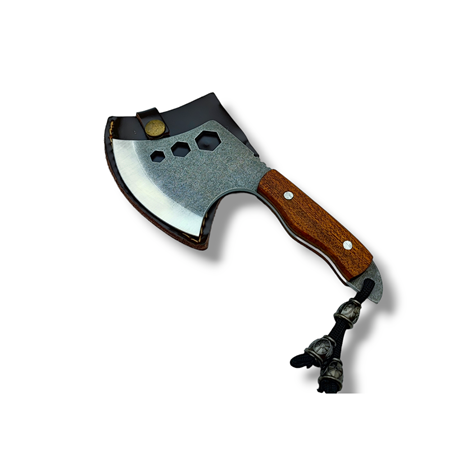 El Yapımı Mini Kamp Baltası A.Ş 4116 Steel Sapelli