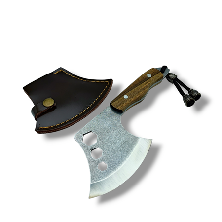El Yapımı Mini Kamp Baltası A.Ş 4116 Steel Ceviz