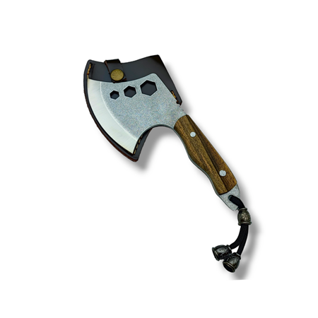 El Yapımı Mini Kamp Baltası A.Ş 4116 Steel Ceviz