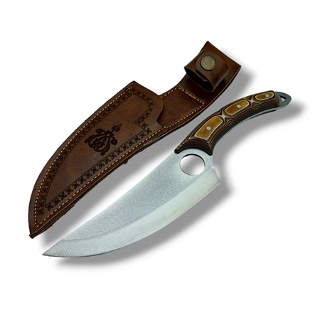El Yapımı Wiking Şef & Doğa Bıçağı 4116 Steel İ.Ş 001