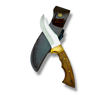 El Yapımı Borka Kamp & Av ve Doğa Bıçağı 4116 Steel Ceviz