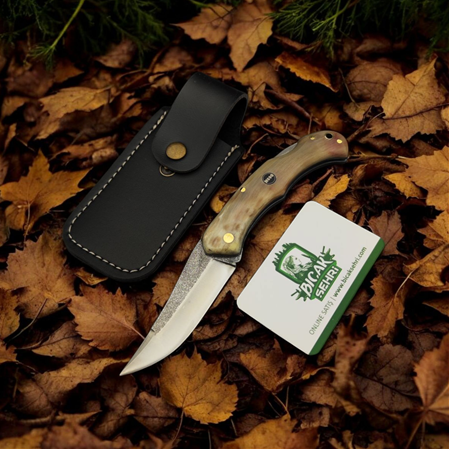 Koç boynuzu kabze N690 Çelik Çakı BOHLER