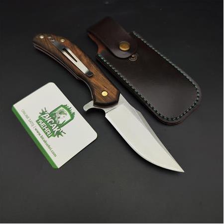 El Yapımı Yarı Otomatik Kemer Klipsli Çakı S.A002