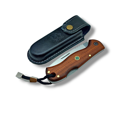 El Yapımı Sırttan Kilitli Sapelli Kabze Kamp Çakısı BUSHCRAFT