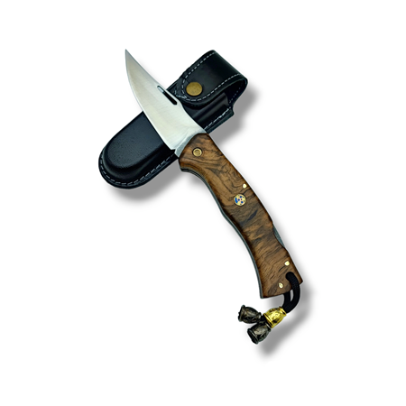 El Yapımı Sırttan Kilitli Av & Kamp Çakısı 4116 Steel Y.G