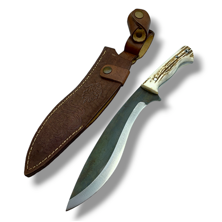 El Yapımı Orijinal Geyik Boynuzu Kukri B.C