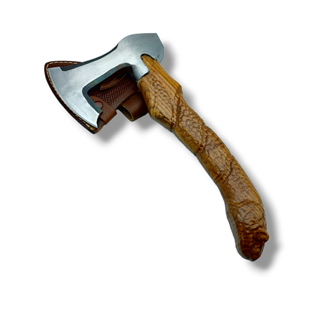 El Yapımı CK75 Dövme Çelik Yılan Başlı Kamp Baltası S.A03321