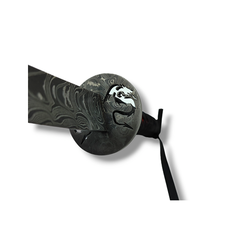 El Yapımı Orijinal YERLİ Damascus Çelik Katana Kılıcı MYY01