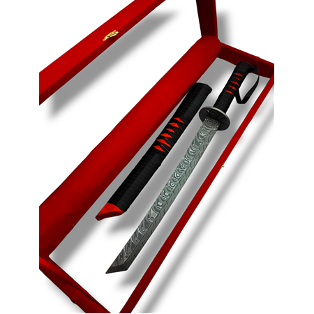 El Yapımı Orijinal YERLİ Damascus Çelik Katana Kılıcı MYY01