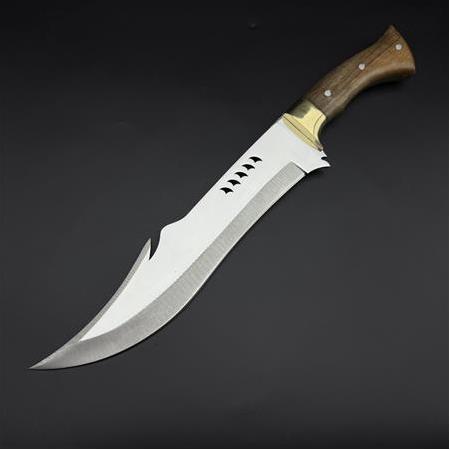 el yapımı pirinç balçak 41 16 çelik ceviz ağacı kabze kamp palası