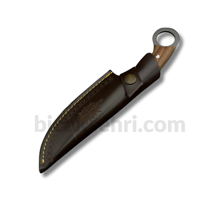 Küçük Halkalı 41 16 Çelik Kamp Bıçağı